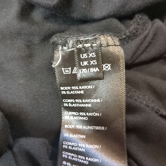 Free People Beach One-Piece Wide Leg Black Stretchy Boho Dream Jumpsuit Size XS - Picture 5 of 5